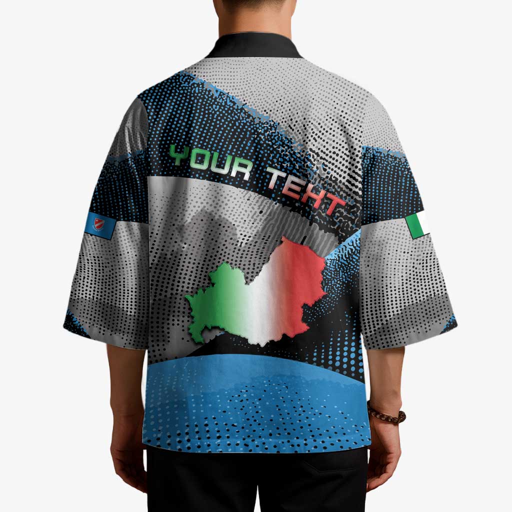 Personalized Italy Molise Kimono Coat Of Arms With Dynamic Dot Patterns