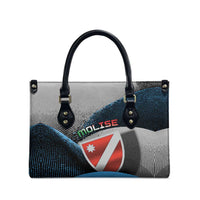 Italy Molise Leather Bag Coat Of Arms With Dynamic Dot Patterns