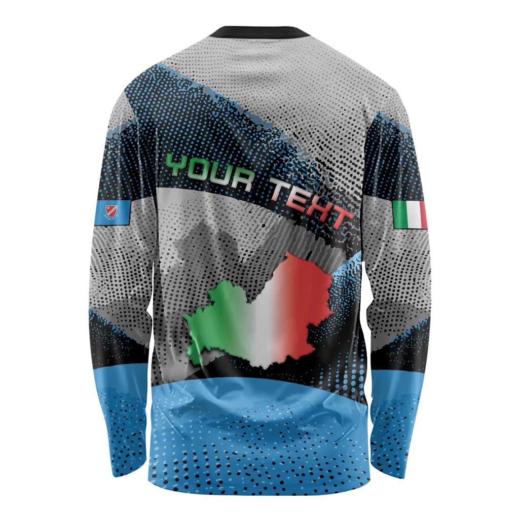 Personalized Italy Molise Long Sleeve Shirt Coat Of Arms With Dynamic Dot Patterns