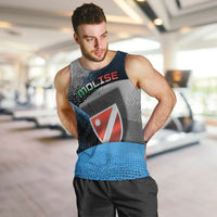 Personalized Italy Molise Men Tank Top Coat Of Arms With Dynamic Dot Patterns