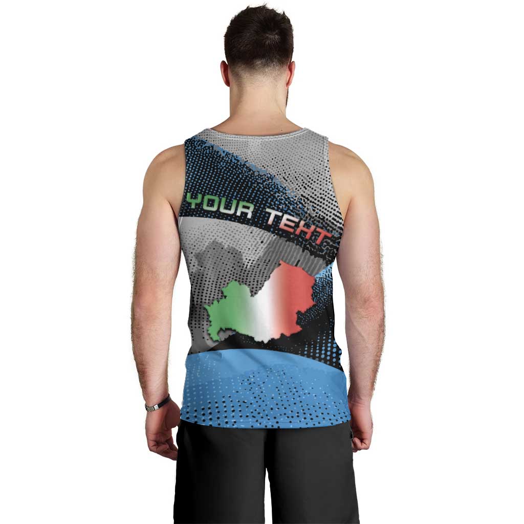 Personalized Italy Molise Men Tank Top Coat Of Arms With Dynamic Dot Patterns