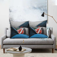 Italy Molise Pillow Cover Coat Of Arms With Dynamic Dot Patterns