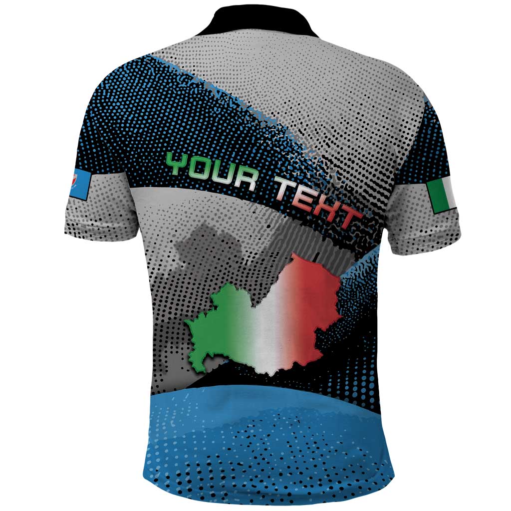 Personalized Italy Molise Polo Shirt Coat Of Arms With Dynamic Dot Patterns