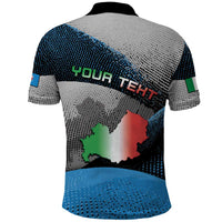 Personalized Italy Molise Polo Shirt Coat Of Arms With Dynamic Dot Patterns