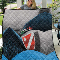 Italy Molise Quilt Coat Of Arms With Dynamic Dot Patterns