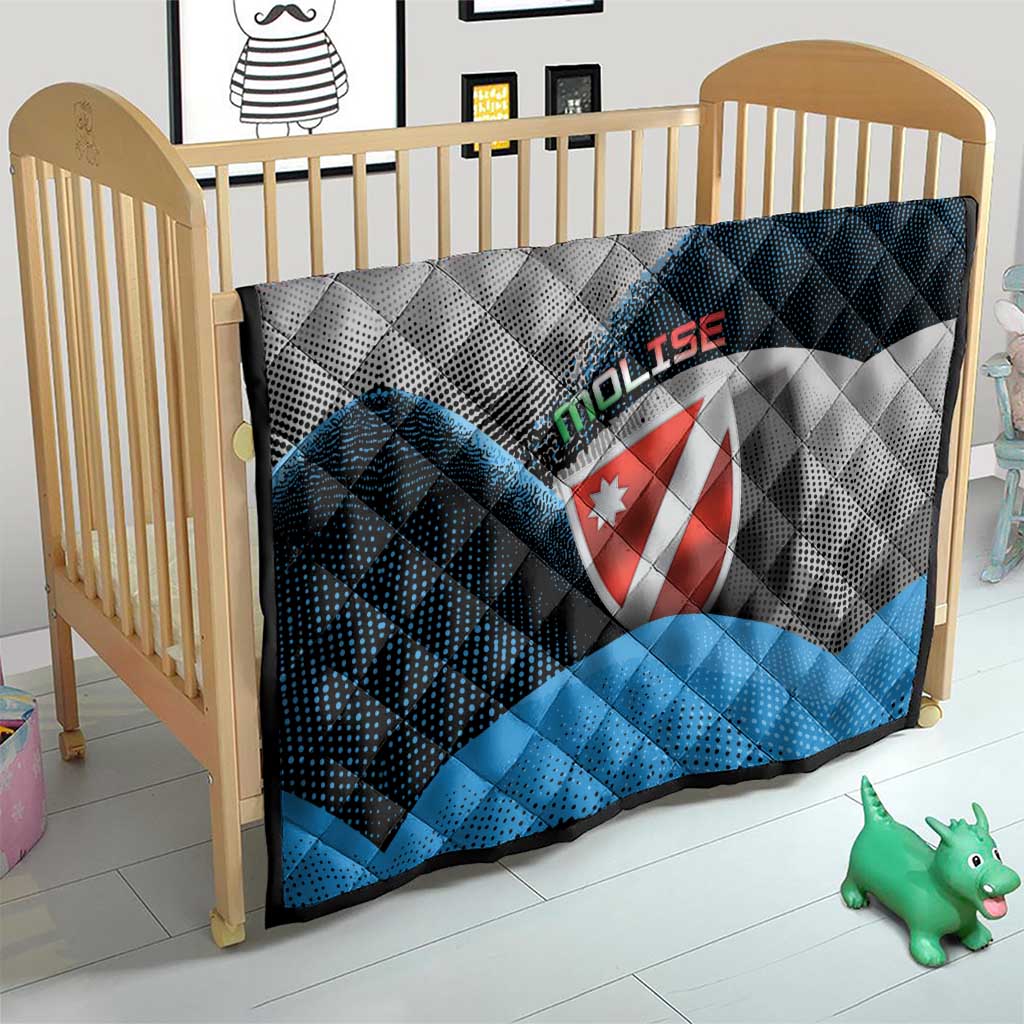 Italy Molise Quilt Coat Of Arms With Dynamic Dot Patterns