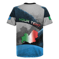 Personalized Italy Molise Rugby Jersey Coat Of Arms With Dynamic Dot Patterns