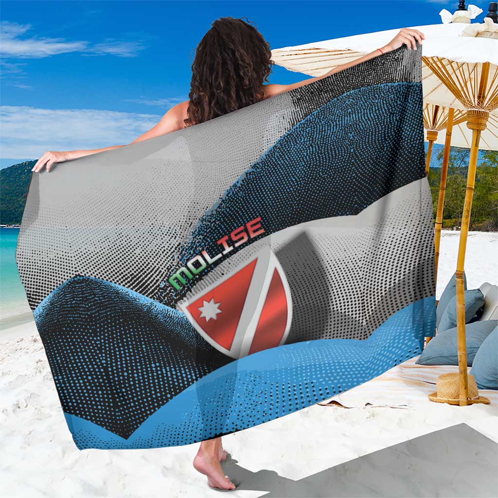 Italy Molise Sarong Coat Of Arms With Dynamic Dot Patterns