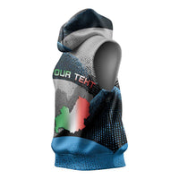 Personalized Italy Molise Sleeveless Hoodie Coat Of Arms With Dynamic Dot Patterns