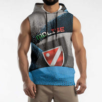 Personalized Italy Molise Sleeveless Hoodie Coat Of Arms With Dynamic Dot Patterns