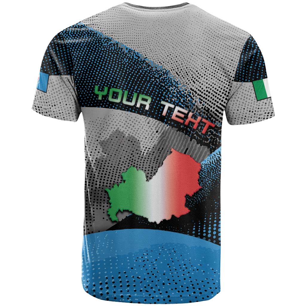 Personalized Italy Molise T Shirt Coat Of Arms With Dynamic Dot Patterns