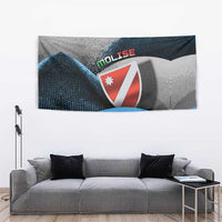 Italy Molise Tapestry Coat Of Arms With Dynamic Dot Patterns