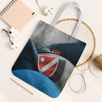 Italy Molise Tote Bag Coat Of Arms With Dynamic Dot Patterns