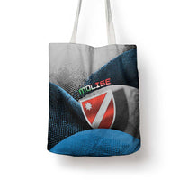 Italy Molise Tote Bag Coat Of Arms With Dynamic Dot Patterns