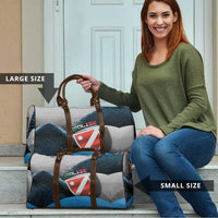 Italy Molise Travel Bag Coat Of Arms With Dynamic Dot Patterns