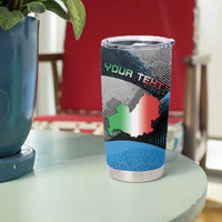Personalized Italy Molise Tumbler Cup Coat Of Arms With Dynamic Dot Patterns