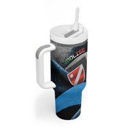 Personalized Italy Molise Tumbler With Handle Coat Of Arms With Dynamic Dot Patterns