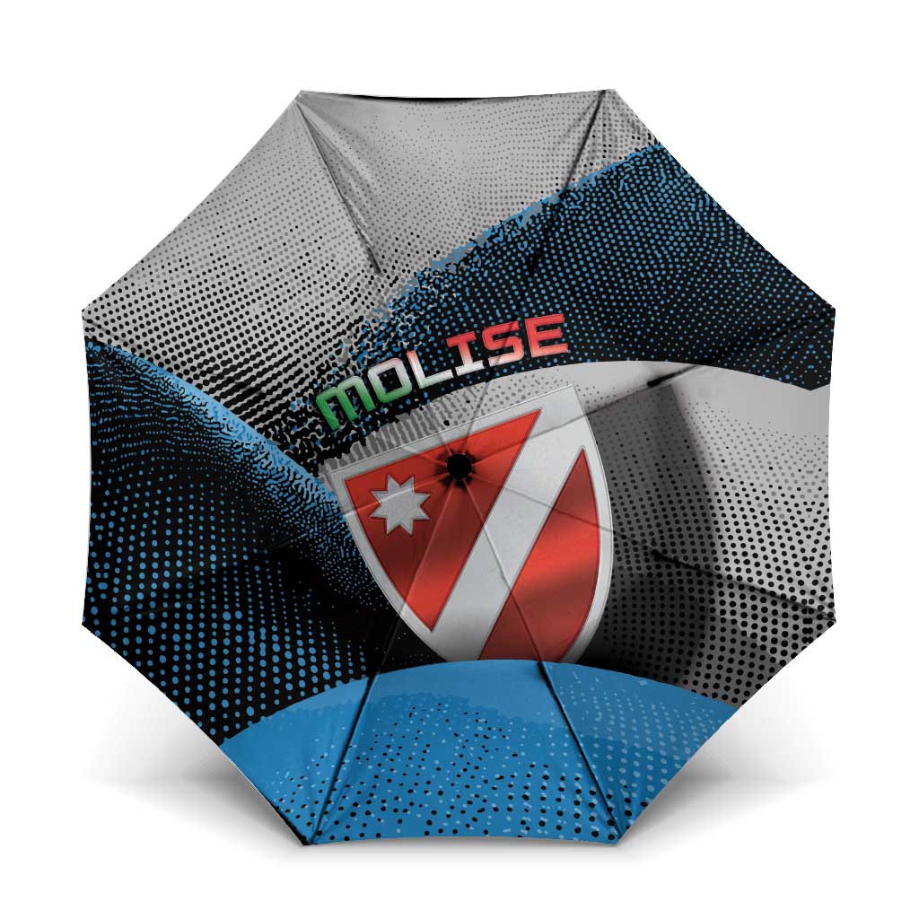 Italy Molise Umbrella Coat Of Arms With Dynamic Dot Patterns