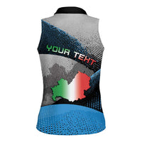Personalized Italy Molise Women Sleeveless Polo Shirt Coat Of Arms With Dynamic Dot Patterns