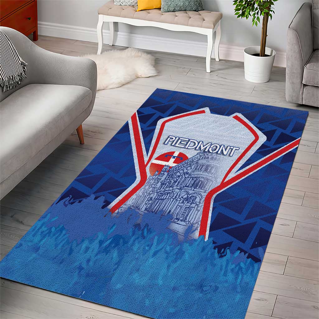 Italy Piedmont Area Rug Capital Turin Urban Sketch