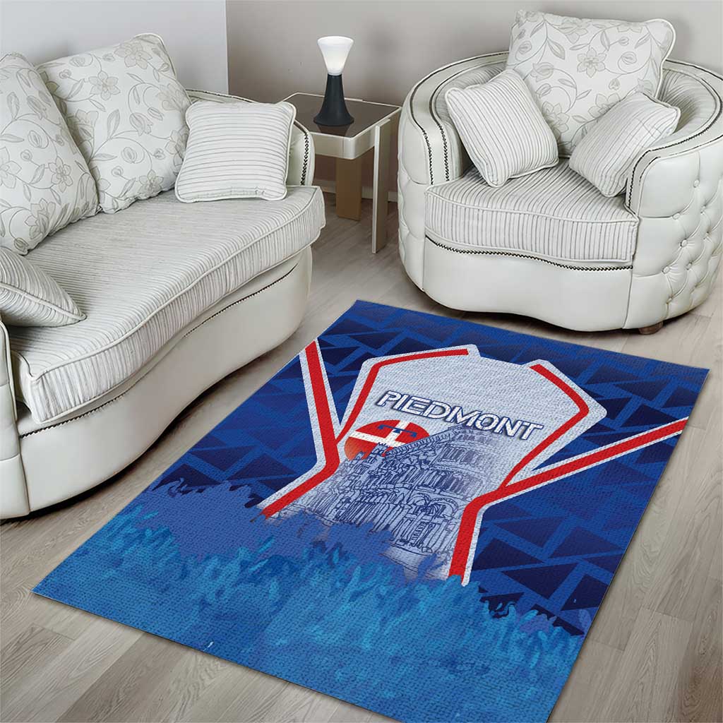 Italy Piedmont Area Rug Capital Turin Urban Sketch