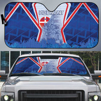 Italy Piedmont Auto Sun Shade Capital Turin Urban Sketch