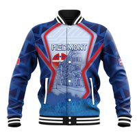 Custom Italy Piedmont Baseball Jacket Capital Turin Urban Sketch