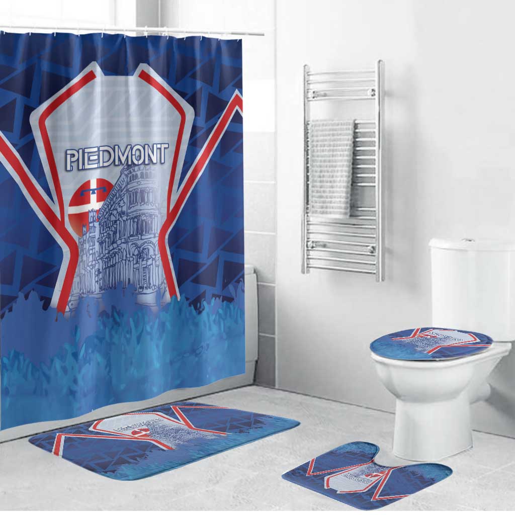 Italy Piedmont Bathroom Set Capital Turin Urban Sketch