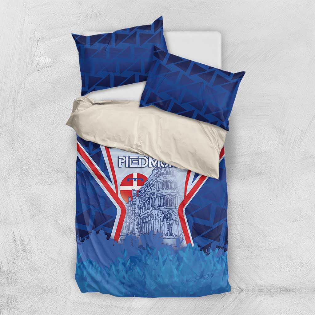 Italy Piedmont Bedding Set Capital Turin Urban Sketch