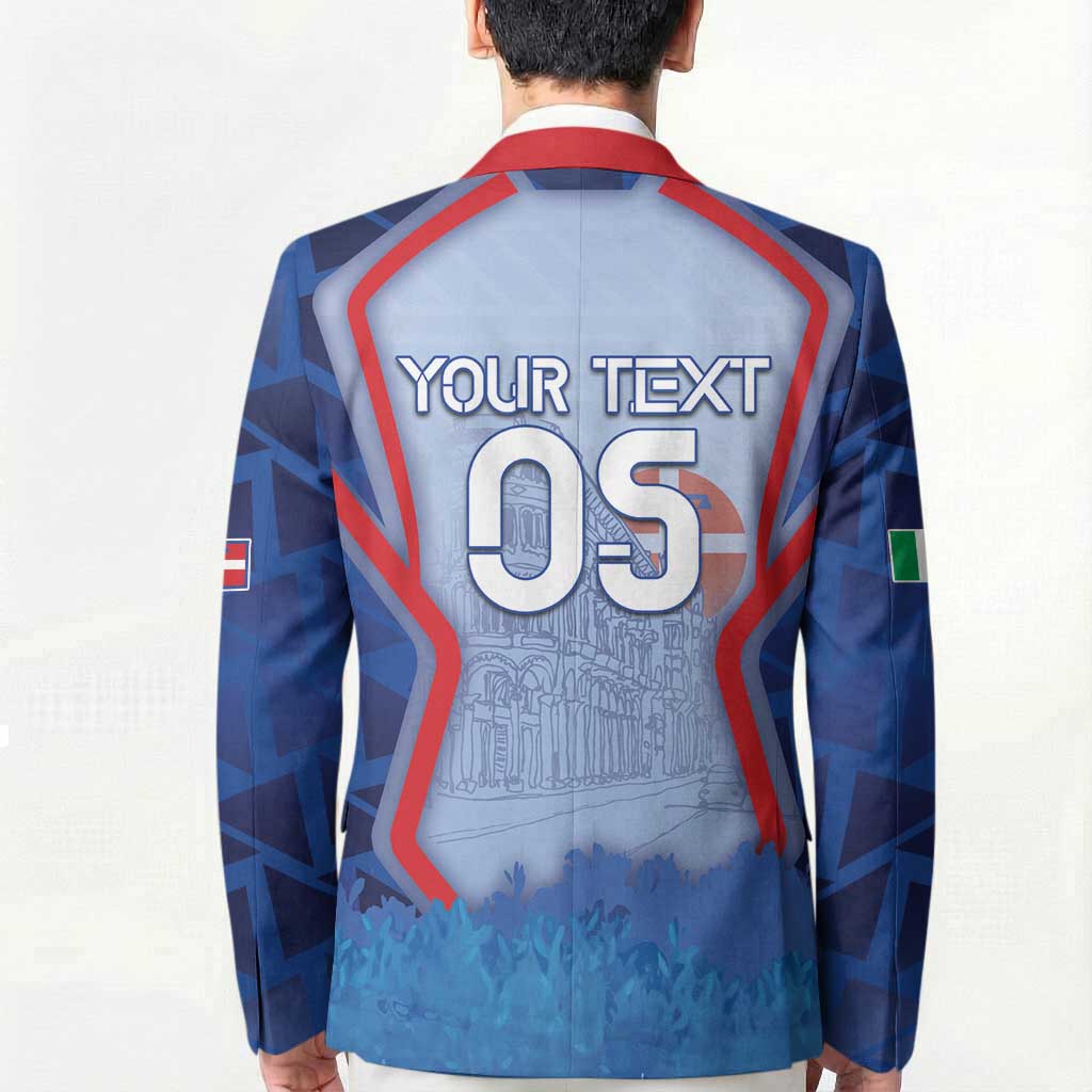 Custom Italy Piedmont Blazer Capital Turin Urban Sketch