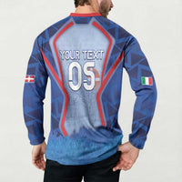 Custom Italy Piedmont Button Sweatshirt Capital Turin Urban Sketch