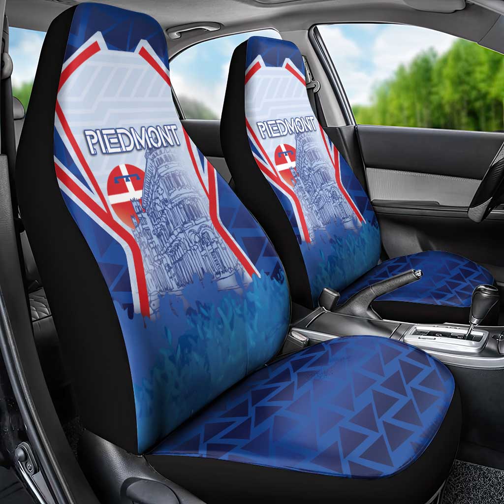 Italy Piedmont Car Seat Cover Capital Turin Urban Sketch