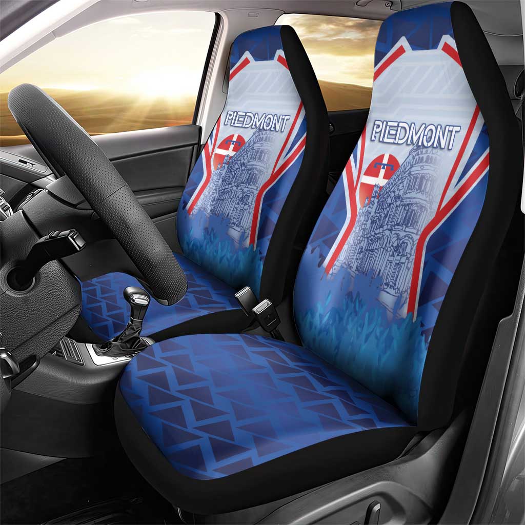 Italy Piedmont Car Seat Cover Capital Turin Urban Sketch