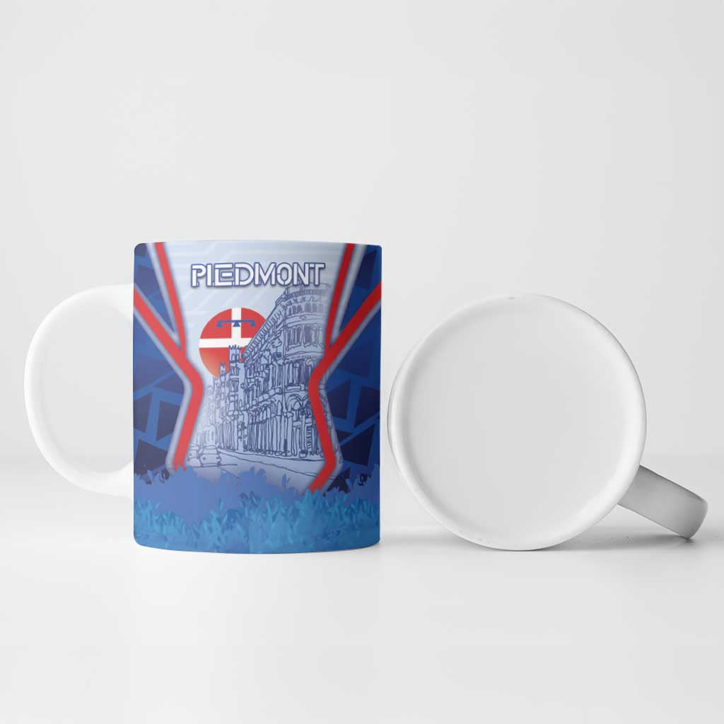 Custom Italy Piedmont Ceramic Mug Capital Turin Urban Sketch