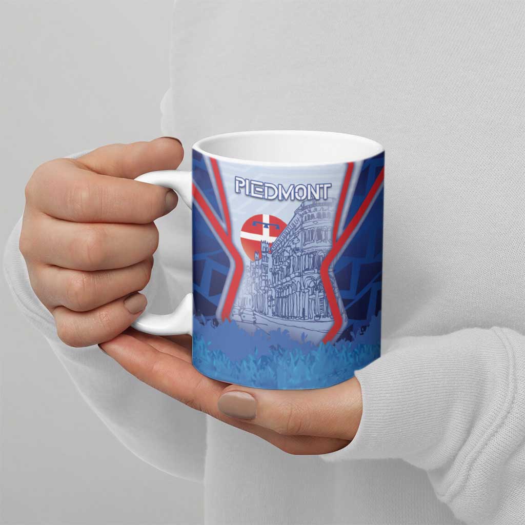 Custom Italy Piedmont Ceramic Mug Capital Turin Urban Sketch
