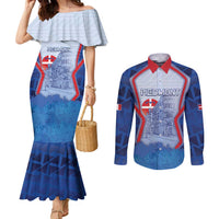 Custom Italy Piedmont Couples Matching Mermaid Dress and Long Sleeve Button Shirt Capital Turin Urban Sketch