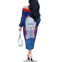 Custom Italy Piedmont Family Matching Off The Shoulder Long Sleeve Dress and Hawaiian Shirt Capital Turin Urban Sketch