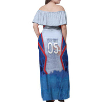 Custom Italy Piedmont Family Matching Off Shoulder Maxi Dress and Hawaiian Shirt Capital Turin Urban Sketch