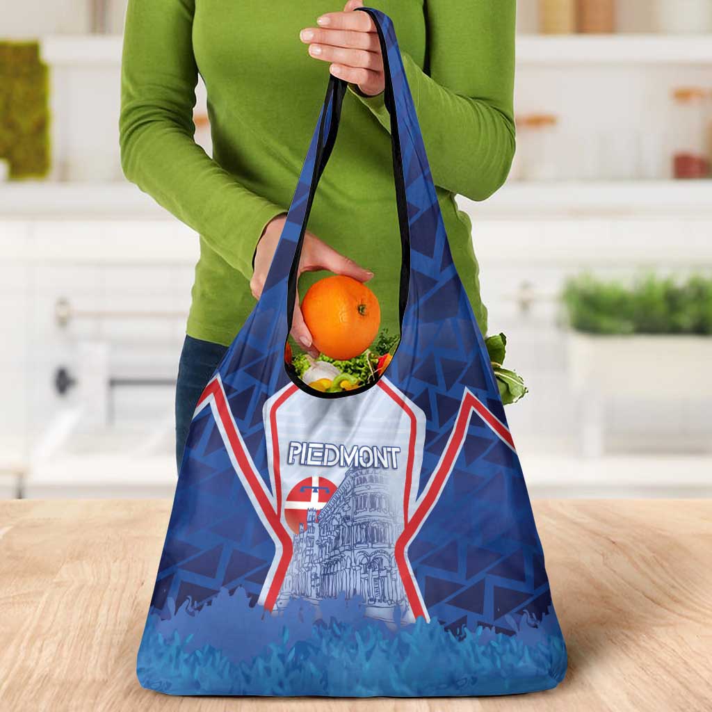 Italy Piedmont Grocery Bag Capital Turin Urban Sketch