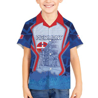 Custom Italy Piedmont Hawaiian Shirt Capital Turin Urban Sketch