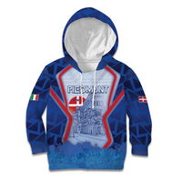 Custom Italy Piedmont Kid Hoodie Capital Turin Urban Sketch