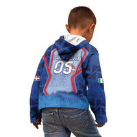 Custom Italy Piedmont Kid Hoodie Capital Turin Urban Sketch