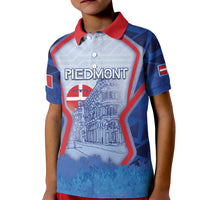 Custom Italy Piedmont Kid Polo Shirt Capital Turin Urban Sketch