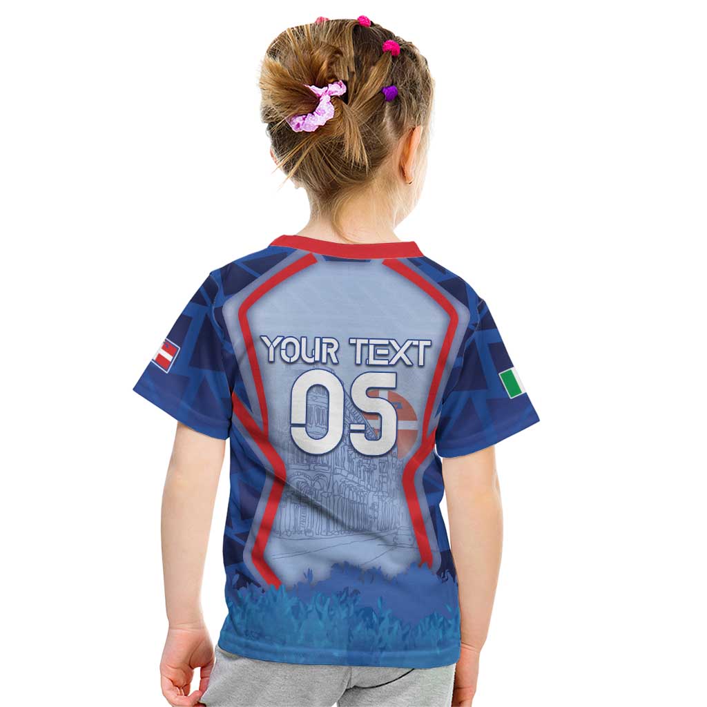 Custom Italy Piedmont Kid T Shirt Capital Turin Urban Sketch