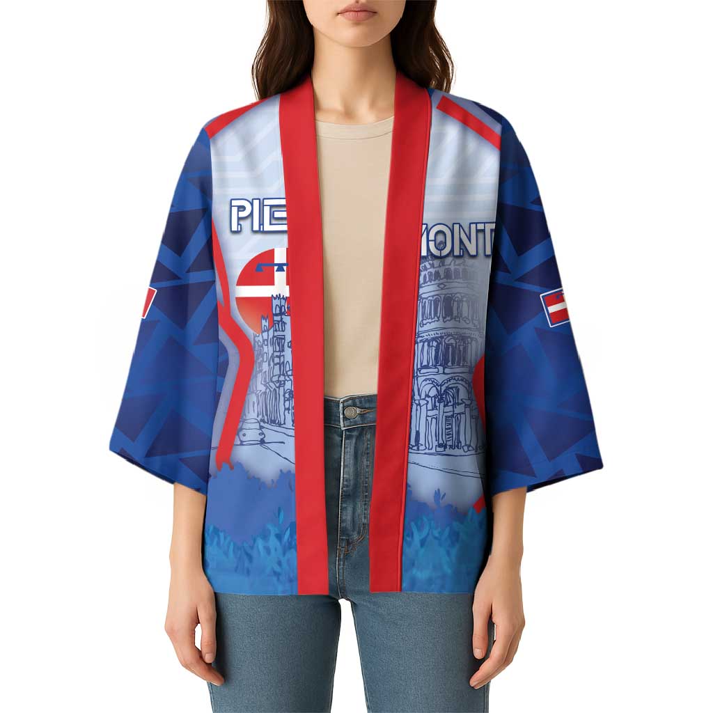 Custom Italy Piedmont Kimono Capital Turin Urban Sketch