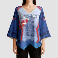 Custom Italy Piedmont Kimono Sleeve Blouse Capital Turin Urban Sketch