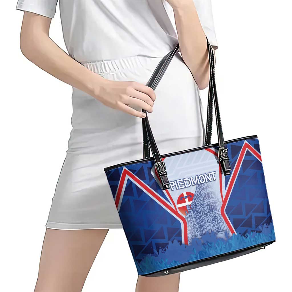 Italy Piedmont Leather Tote Bag Capital Turin Urban Sketch
