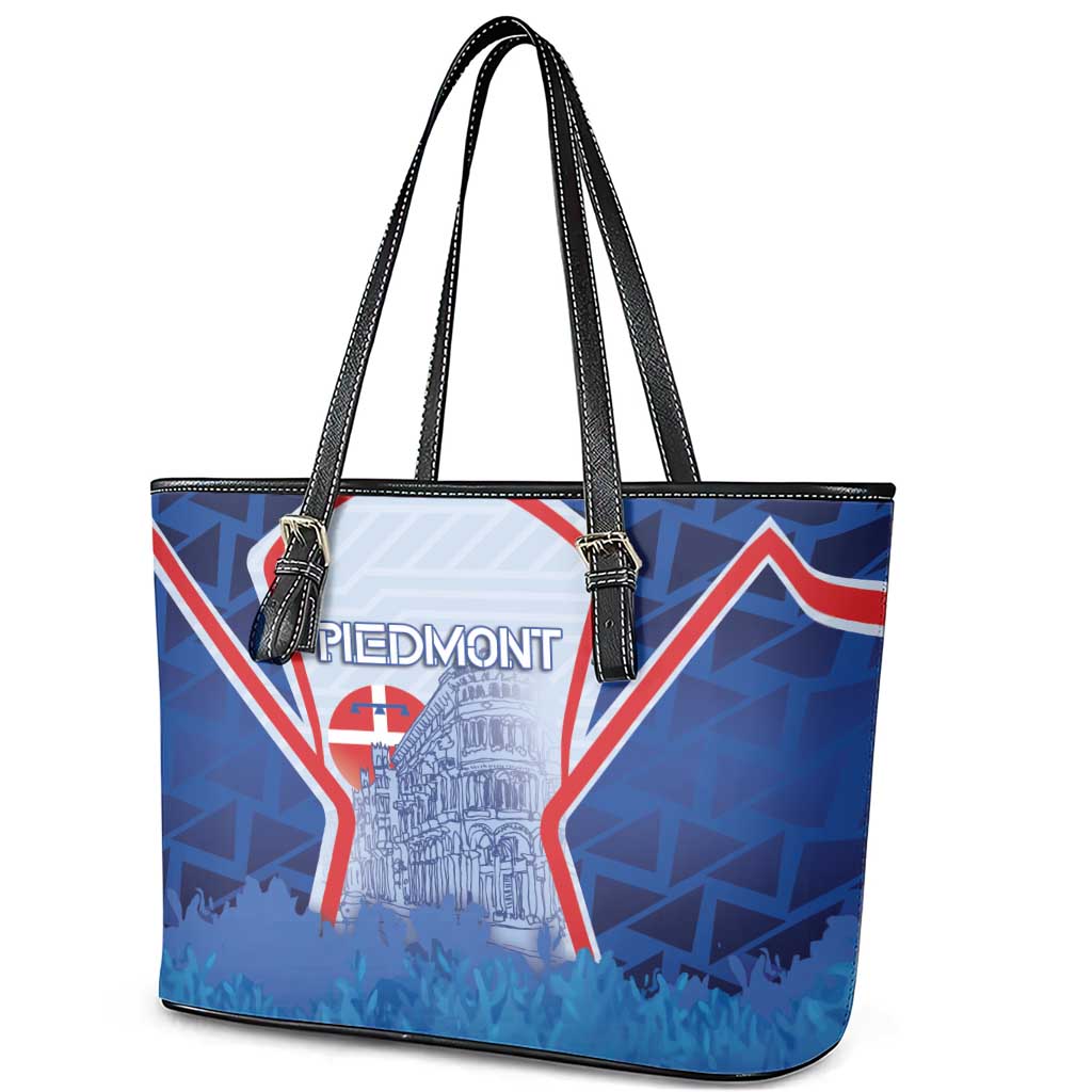 Italy Piedmont Leather Tote Bag Capital Turin Urban Sketch