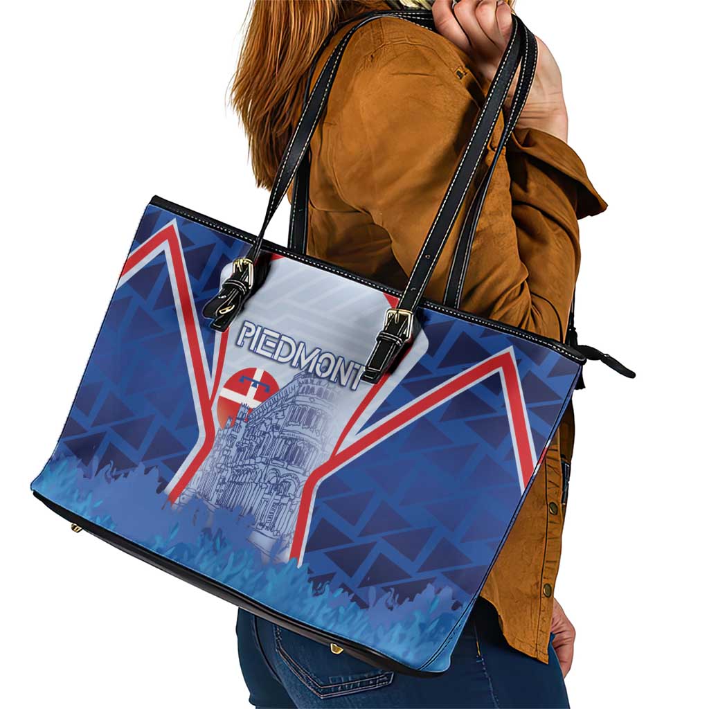 Italy Piedmont Leather Tote Bag Capital Turin Urban Sketch
