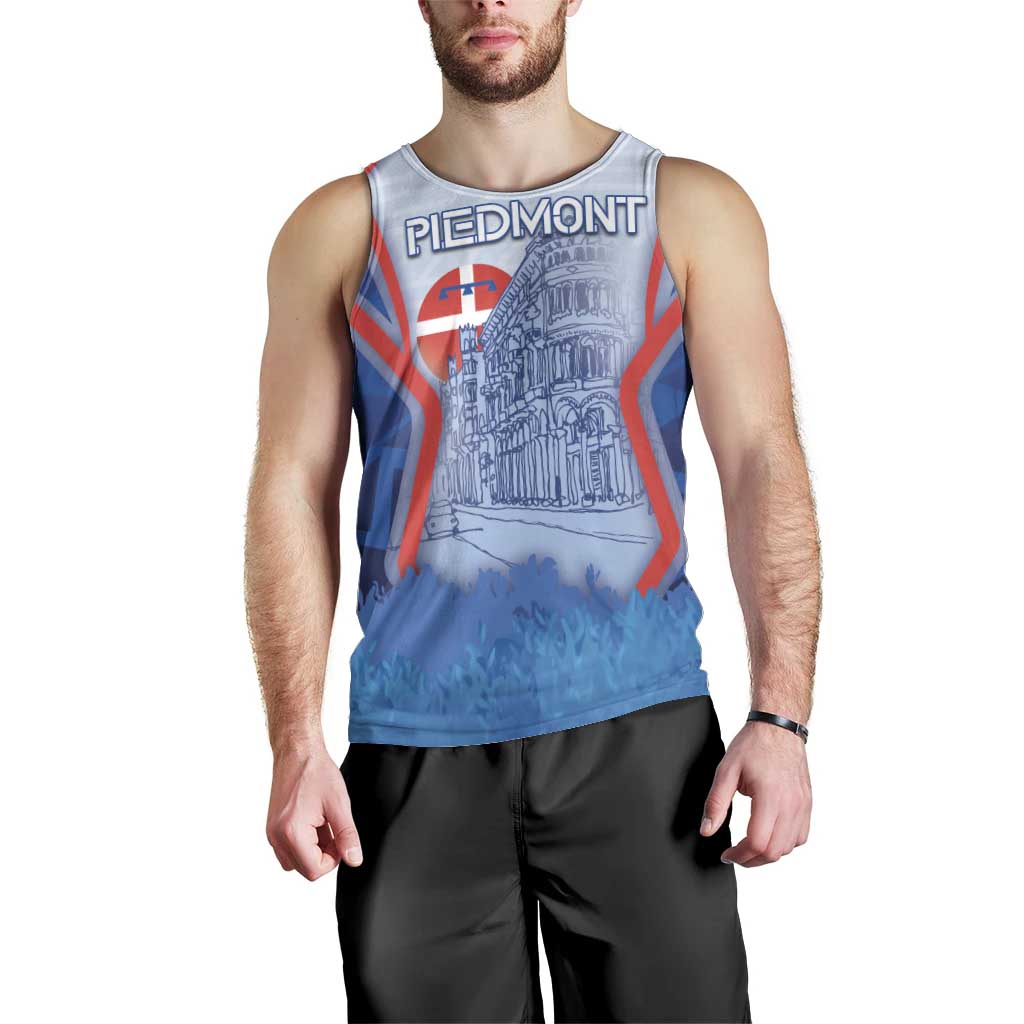 Custom Italy Piedmont Men Tank Top Capital Turin Urban Sketch